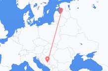 Vols de Sarajevo pour Riga