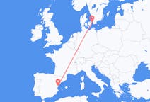 出发地 西班牙与 卡斯特利翁 出发目的地 丹麦哥本哈根的航班