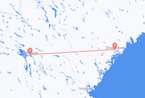 Fly fra Örnsköldsvik til Östersund