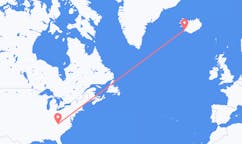 Loty z Bristol w Stanach Zjednoczonych do Reykjaviku na Islandii