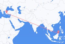 Flyg från Sandakan, Malaysia till Denizli, Turkiet