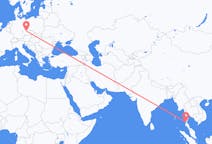 Flyreiser fra Kawthaung Township, Myanmar (Burma) til Praha, Tsjekkia