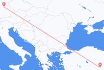 Fly fra Nürnberg til Kahramanmaraş