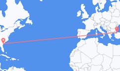 Flyreiser fra Hilton Head Island, USA til Istanbul, Tyrkia