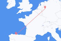 Flyreiser fra Asturias, Spania til Dortmund, Tyskland