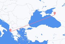 Fly fra Krasnodar til Korfu
