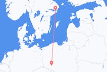 Flights from Wrocław in Poland to Stockholm in Sweden