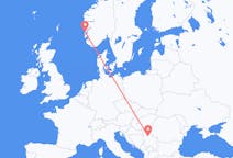 Flights from Stord to Belgrade