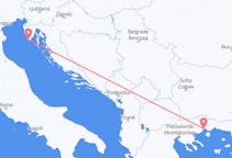 Flyreiser fra Pula, Kroatia til Kavala, Hellas