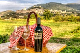 Pic nic Deluxe Assisi voor 2 en wijnproeverij 5 wijnen