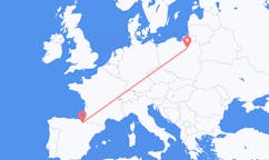 Flights from Pamplona, Spain to Szymany, Szczytno County, Poland