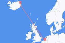 Flyreiser fra Brussel, Belgia til Egilsstaðir, Island