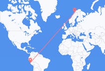Flüge von Lima, Peru nach Narvik, Norwegen
