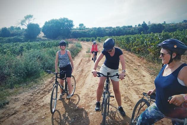 从巴塞罗那的锡切斯（Sitges）骑维诺自行车（Vino Bike），酒店接载。