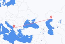 Flyreiser fra Atyrau, Kasakhstan til Tirana, Albania