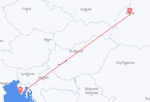 Flights from Lviv, Ukraine to Pula, Croatia