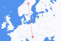 Flights from Osijek, Croatia to Östersund, Sweden