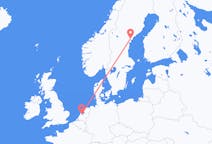 Vluchten van Sollefteå, Zweden naar Amsterdam, Nederland