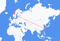 Flights from Okinawa Island, Japan to Røros, Norway