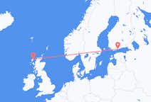 Vols depuis la ville de Stornoway vers la ville de Helsinki