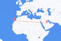 Flyreiser fra Riyadh, til Lanzarote