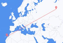Flights from Surgut, Russia to Fuerteventura, Spain