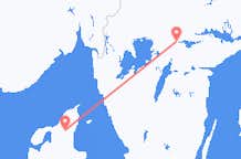 Vluchten van Aalborg, Denemarken naar Örebro, Zweden