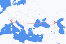 Flights from Grozny, Russia to Genoa, Italy