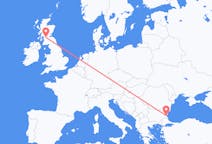 Flights from Burgas, Bulgaria to Glasgow, the United Kingdom