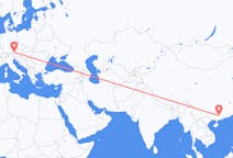 Flyrejser fra Wuzhou til Salzburg
