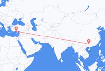 Flyg från Liuzhou, Kina till Gazipaşa, Turkiet
