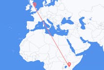 Flyrejser fra Nairobi, Kenya til Kirmington, England