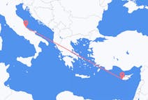 Vluchten van Paphos, Cyprus naar Pescara, Italië