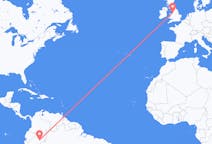 Flights from Iquitos, Peru to Liverpool, England
