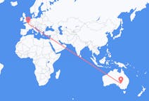 Flyrejser fra Broken Hill, Australien til Paris, Frankrig