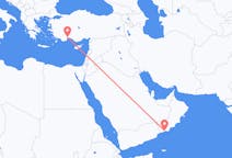 Flights from Salalah to Antalya