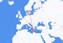 Flyrejser fra Benghazi, Libyen til Ronneby, Sverige