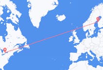 Flyreiser fra Toronto, til Vasa