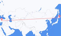 Flights from Kushiro, Japan to Nevşehir, Turkey