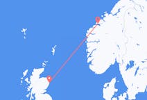 Loty z Molde, Norwegia do Aberdeen, Szkocja