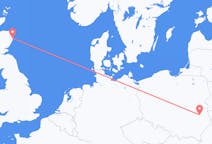Flights from Lublin, Poland to Aberdeen, Scotland