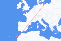 Flyg från Essaouira, Marocko till Szczecin, Polen