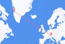 Flights from Aasiaat, Greenland to Innsbruck, Austria