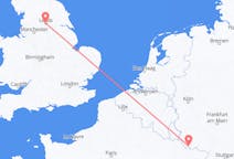 Flyrejser fra Saarbrücken, Tyskland til Leeds, England