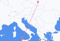 出发地 意大利特拉帕尼目的地 波兰克拉科夫的航班