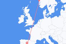 Flights from Bergen to Madrid