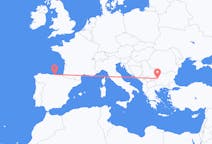 Loty z Sofia, Bułgaria do Santandera, Hiszpania