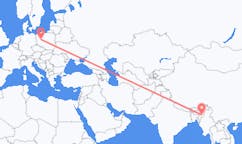 出发地 印度因帕爾目的地 波兰波兹南的航班