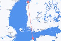 Vols depuis la ville de Kardla vers la ville de Vaasa