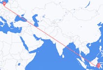 Flights from Makassar to Poznan